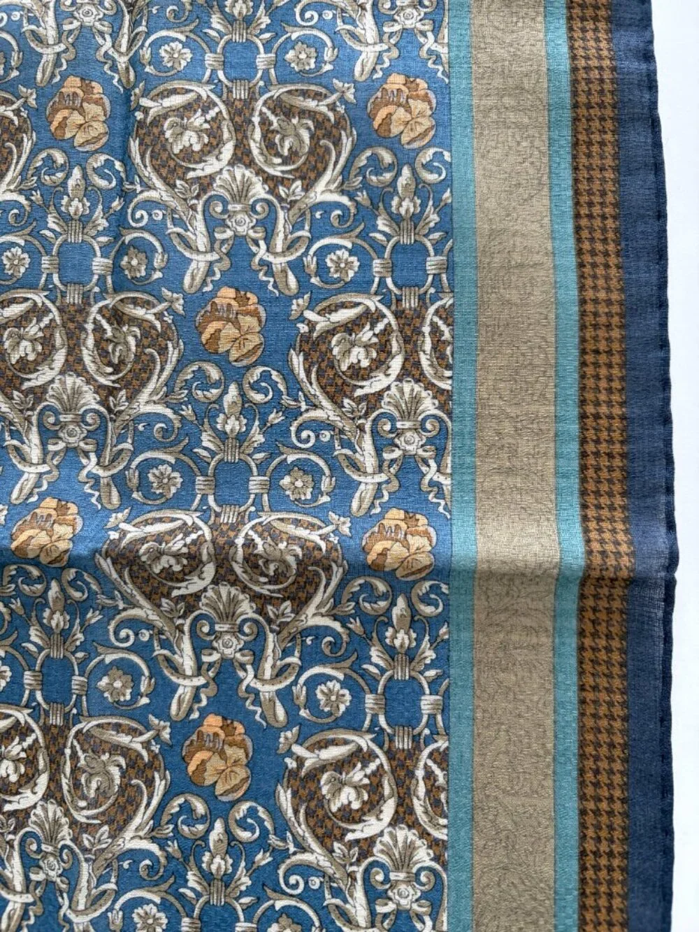 NWT Christian Dior Cotton Ornate Scarf